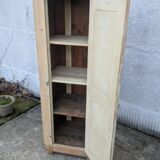 Small wardrobe in natural wood