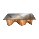 Coffee table in solid wood 160 x 80cm