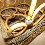 Rattan bottle holders and rope