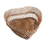 Heart in rattan basket