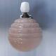 Art deco wall lamp with porcelain holder