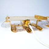 Paire d'appliques murales Carl Fagerlund du milieu du siècle pour Orrefors, Suède, vers 1960