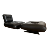 Lounge Alta low and its ottoman By Oscar Niemeyer for international furniture -