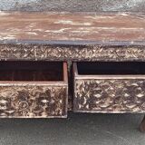 Small old chest with two drawers