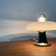 Italian mushroom table lamp from the mid-century space age, 1960s.