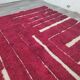 Traditional handwoven Beni Ourain Berber rug 2/3 m
