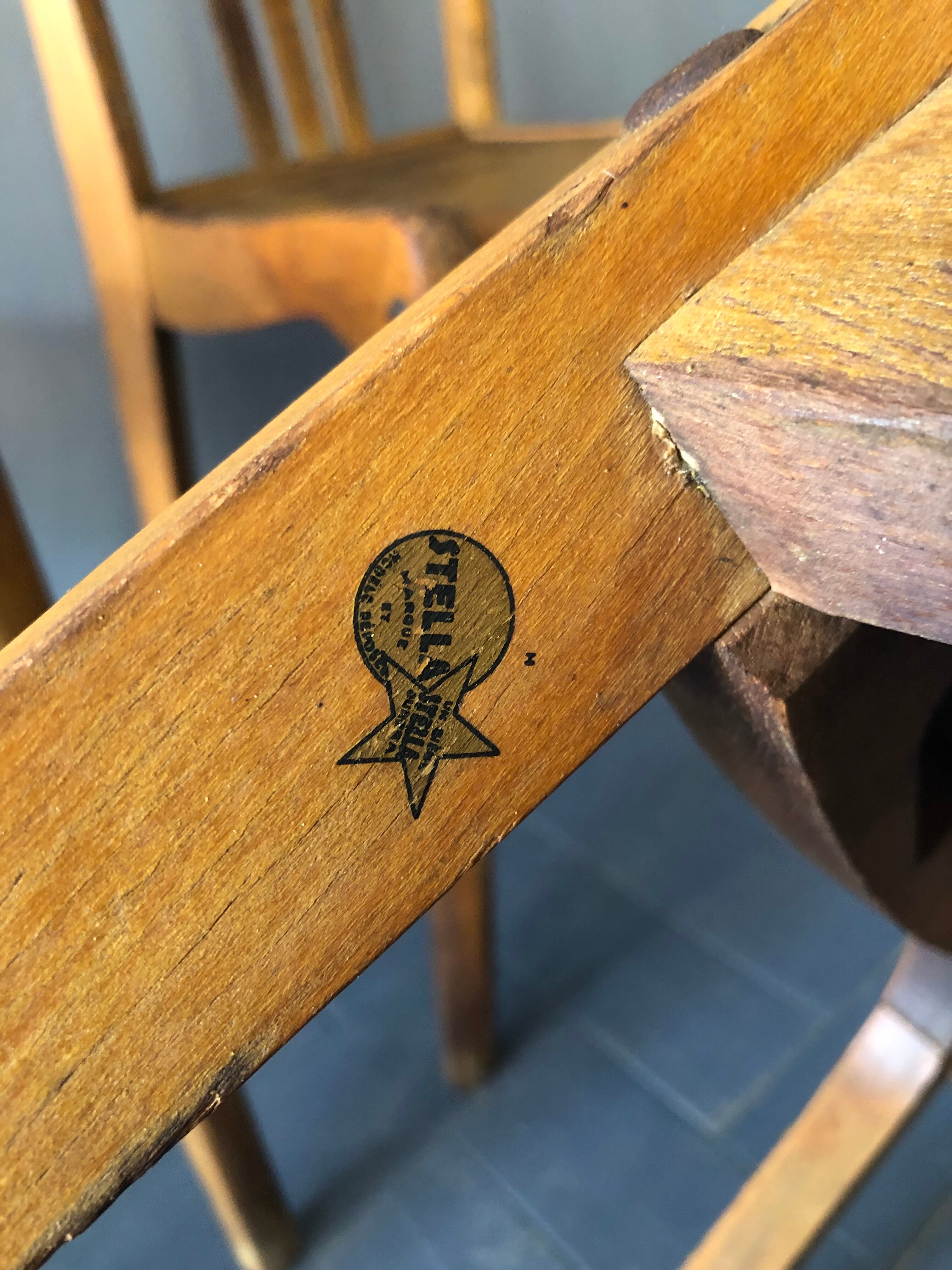 3 vintage Stella bistro chairs