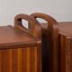 Paire de deux tables de chevet danoises attr. à Carl Aage Skov, Danemark, années 1960