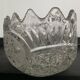 70s moulded glass fruit bowl