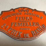 Competition plate agricultural feurs,1998