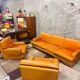 Sofa set + 2 vintage armchairs Roche Bobois - 1970