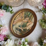 Vintage framed printing