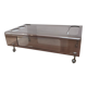 Bar roulant table basse en plexiglas vintage années 70