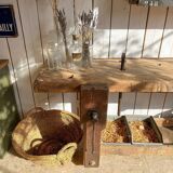 Old solid carpenter's workbench