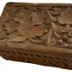 Black Forest style vintage carved wooden box Jewelry box 11
