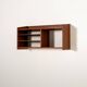 Scandinavian teak wall shelf, 1950s/1960s