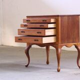 Vintage Danish 1967 4-Drawer Dresser in Oak