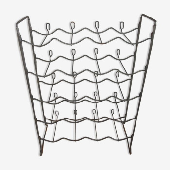 Porte bouteilles des annèes 50 en metal
