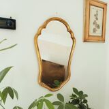 Golden baroque mirror 60s 66*44cm