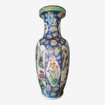 Chinese vase early twentieth century enamelled