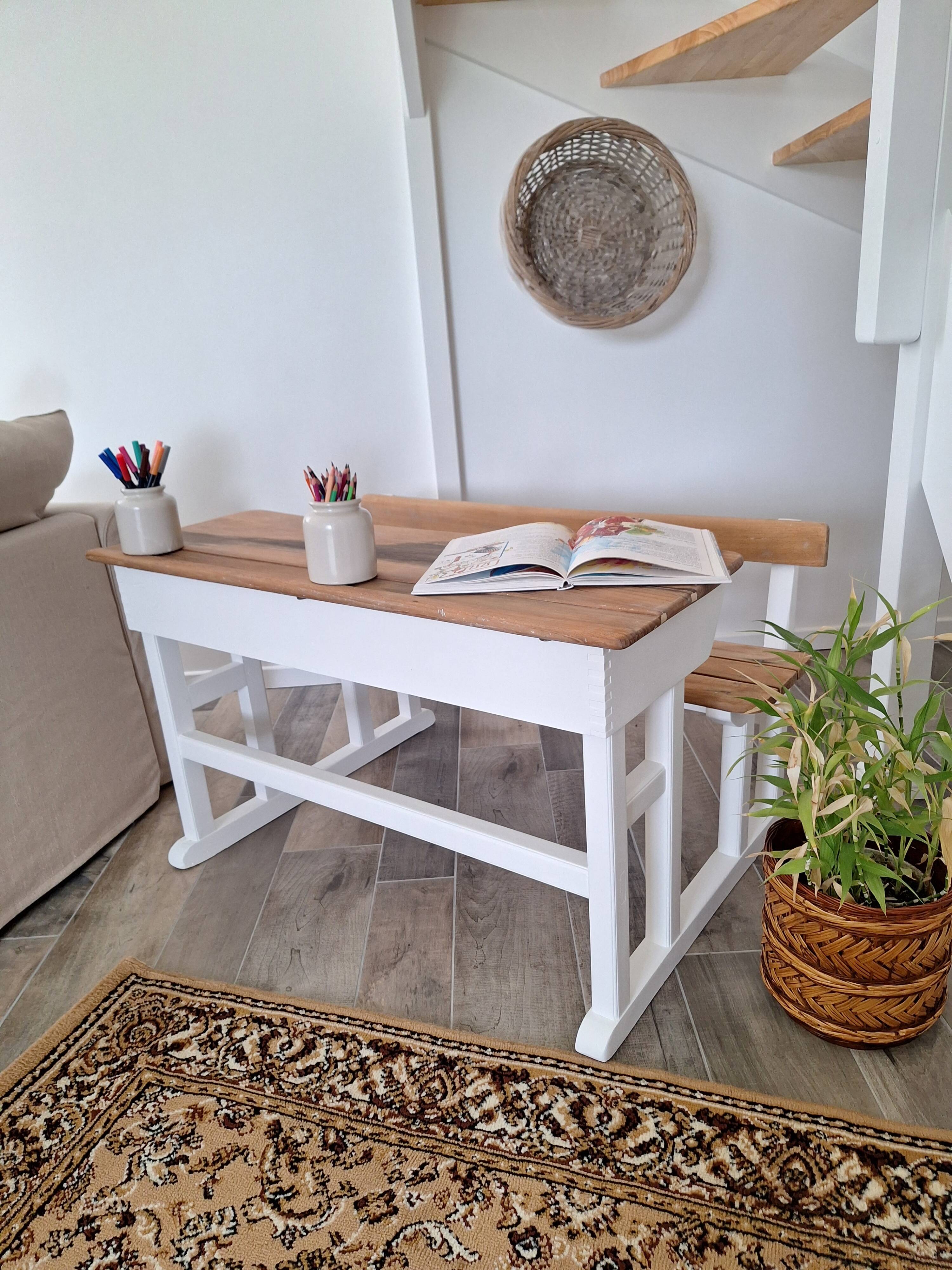 Vintage school desk