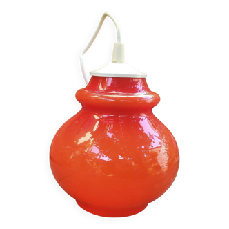 Vintage opaline pendant light