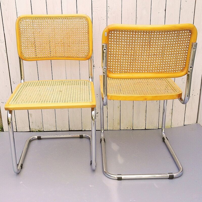 Paire de chaises cesca B32 Marcel Breuer