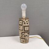 Large ceramic table lamp from Danish Royal Copenhagen.