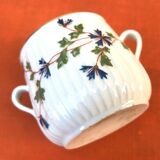 1900s Porcelain cream jug with Forget-me-not decoration