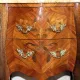 Louis XV style bedside table in marquetry rosewood