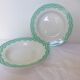 2 Digoin Sarreguemines Lola pattern soup plates 220636