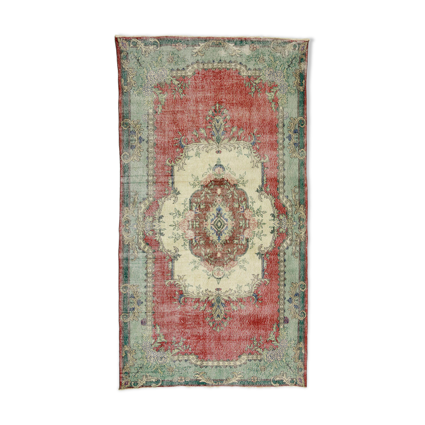 Anatolian handmade vintage rug 313 cm x 168 cm