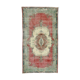 Tapis vintage anatolien fait main 313 cm x 168 cm