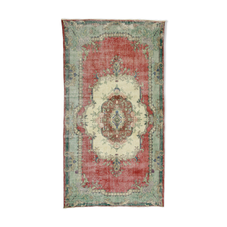 Anatolian handmade vintage rug 313 cm x 168 cm