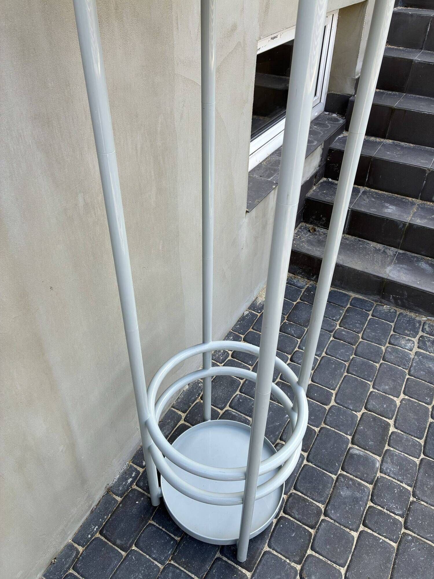 Joe Colombo design coat stand with umbrella holder, space age