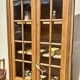 Vitrine art déco bois brut