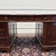 Bureau classique en cuir vert Partnerdesk