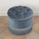 Velvet pouf