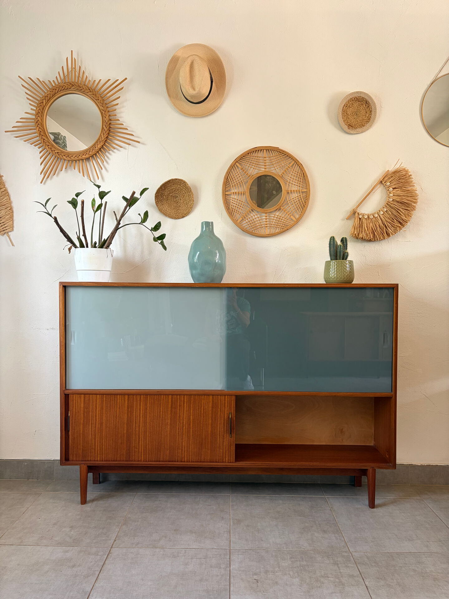 High vintage 1960s enfilade (shallow)