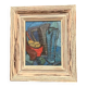 Original Swedish Oil on Panel - 'Still Life with Jugs and Fruits' by Stig Thiderman - Signed - Vintage - Framed