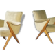 1/3 fauteuils compas années 50 60 Karpen