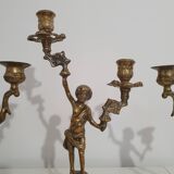 Cherub candlesticks