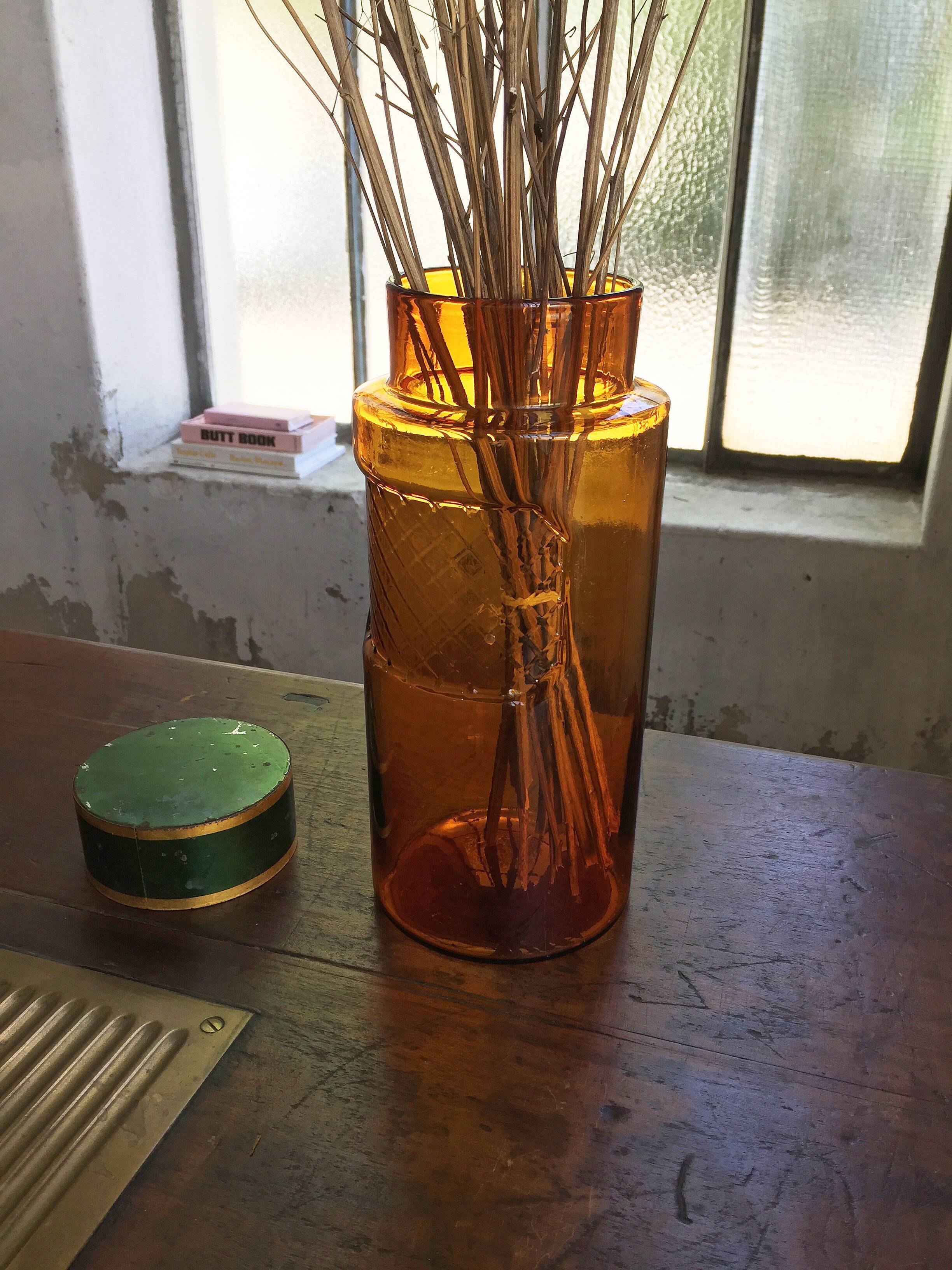 Amber Pharmacy Jar
