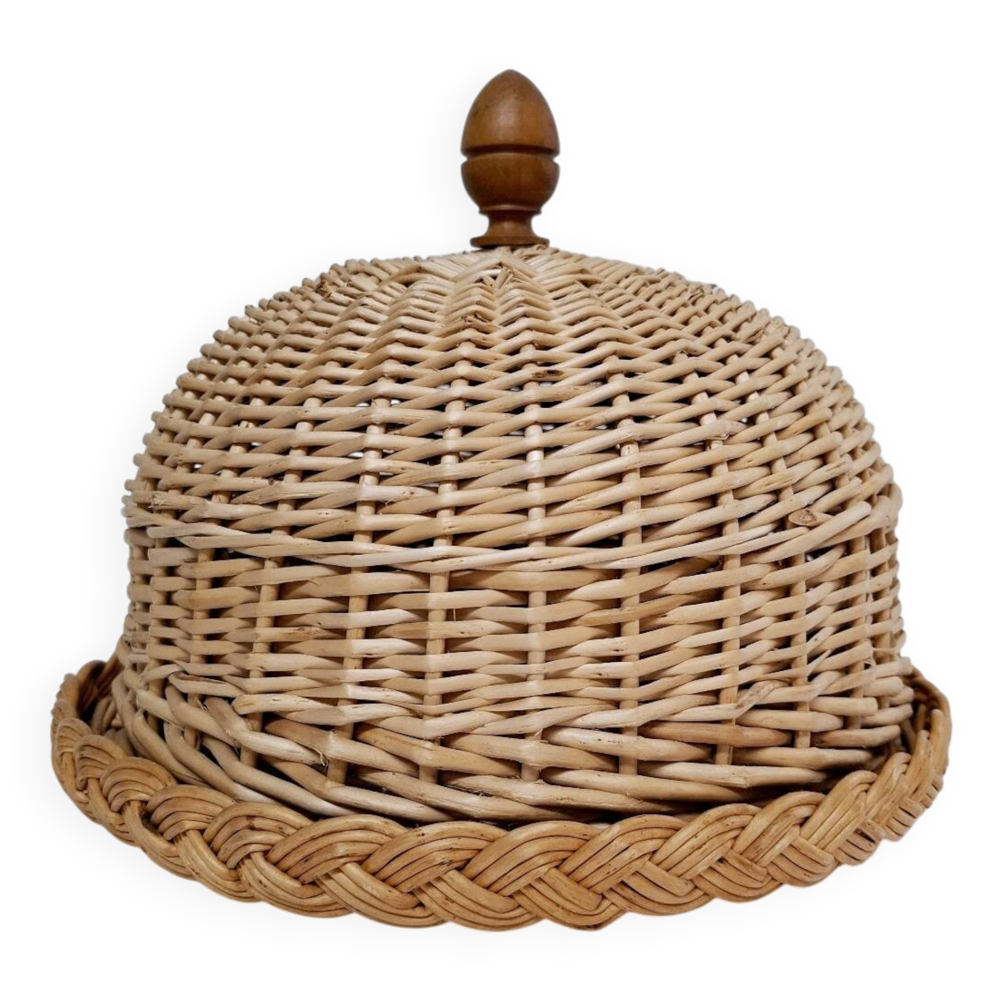 Tray and its vintage wicker bell