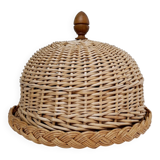Tray and its vintage wicker bell