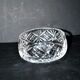 Saint-Louis bowl with whipped cream in cut crystal, signed.