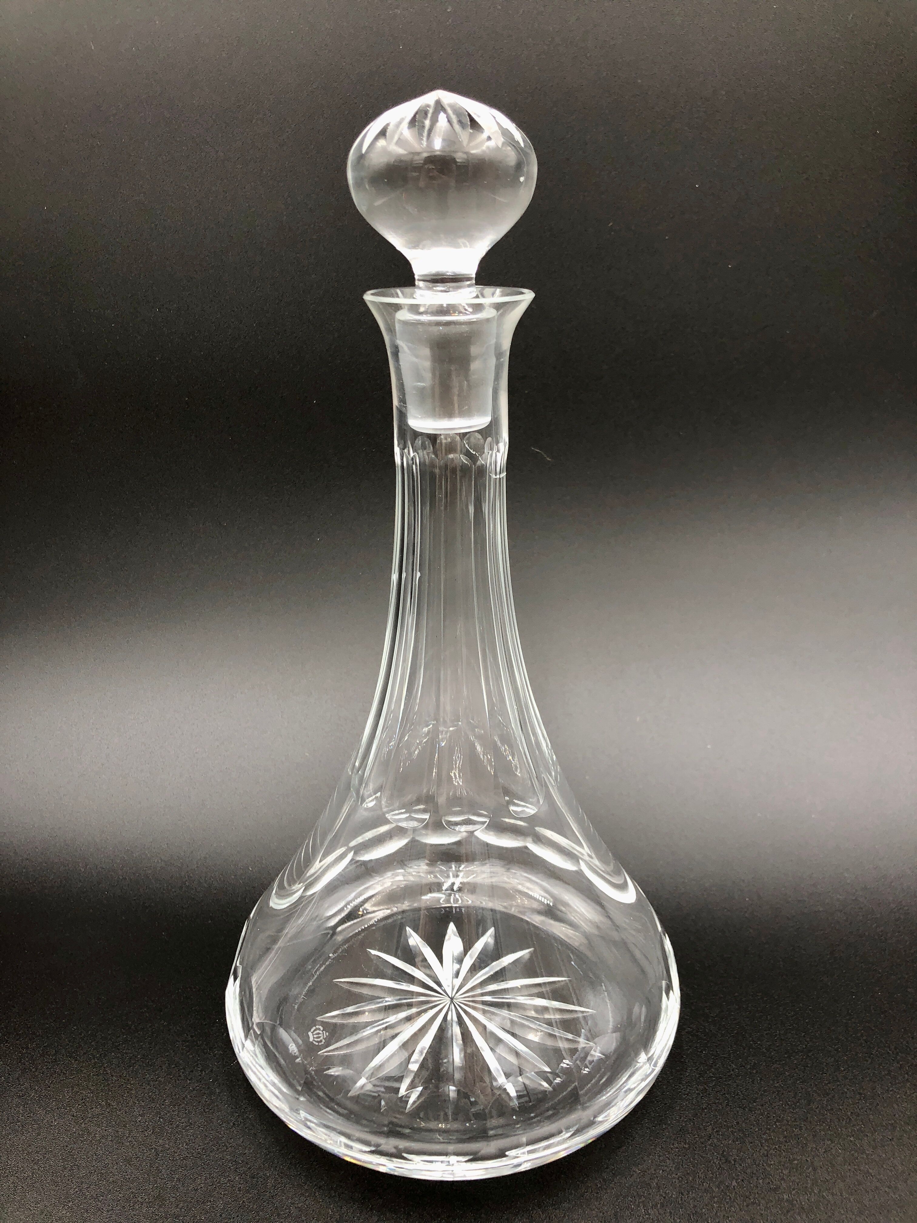 Crystal decanter Val Saint Lambert