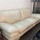 3 seater leather sofa