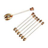 Cocktail kit with bamboo sleeves, 50s