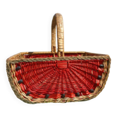 Panier pastèque rétro